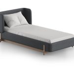 Кровать Basic спальное место 90*200 см (серый