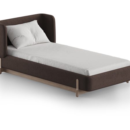 Кровать Basic спальное место 90*200 см (шоколад