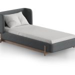 Кровать Basic спальное место 90*200 см (светло-серый