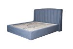 Кровать Odry c подъем.мех. шенилл синий Natur Sin 206*220*120 — изображение 2