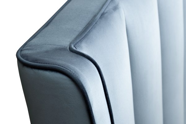 Кровать Odry c подъем.мех.вельвет синий Velv SIN 186*220*120 — изображение 4