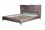 Кровать Siena без мех.велюр коричневый Colt1012-ROSKOR 199*222*116см — изображение 2