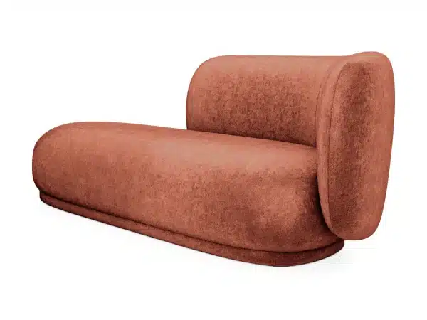 Кушетка Lucca правая красный — изображение 2