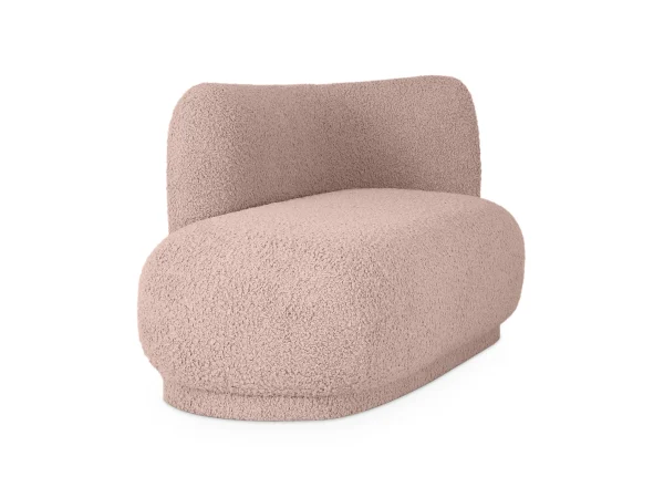 Кушетка Lucca правая розовый — изображение 3