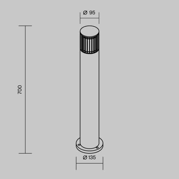 Ландшафтный светильник Outdoor O492FL-01GF — изображение 2