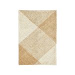 Maelan Ковер в клетку из джута и хлопка 160 x 230 см