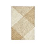 Maelan Ковер в клетку из джута и хлопка 160 x 230 см — изображение 4