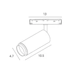 Магнитный трековый светильник Arte Lamp OPTIMA A7295PL-1BK — изображение 2