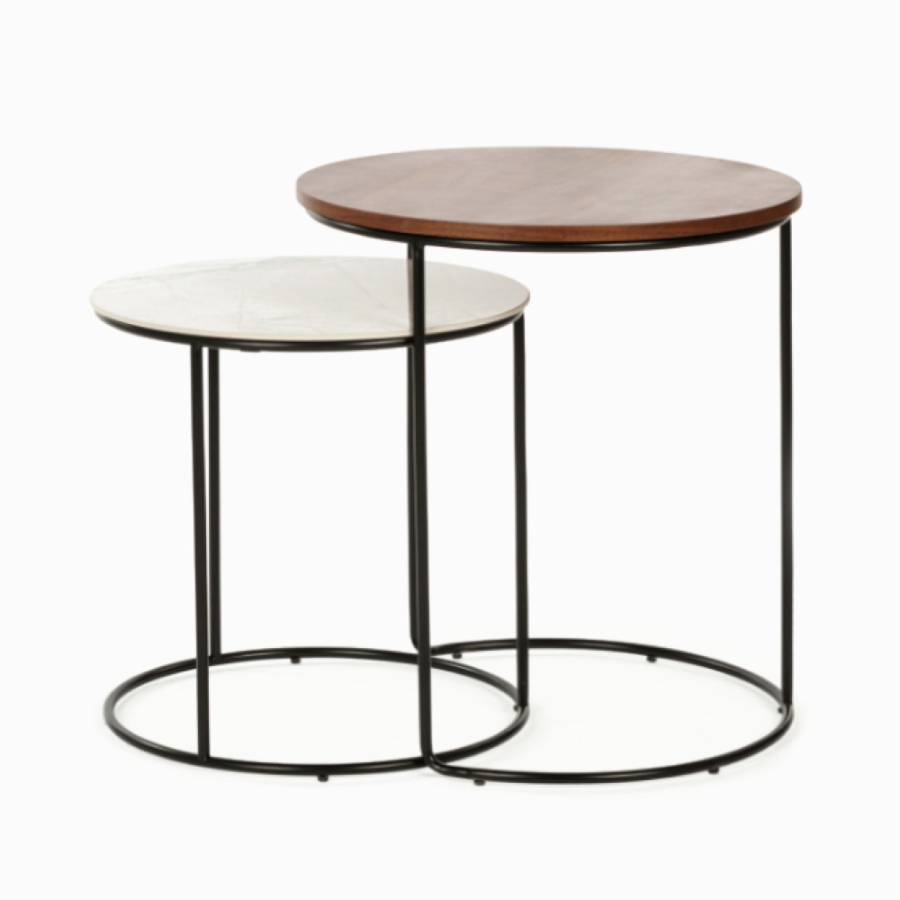 Набор кофейных столов Peyton диаметр 52/45 Набор кофейных столов Peyton диаметр 52/45