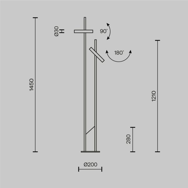 Напольный светильник (торшер) Maytoni MOD460FL-L6BS3K — изображение 5