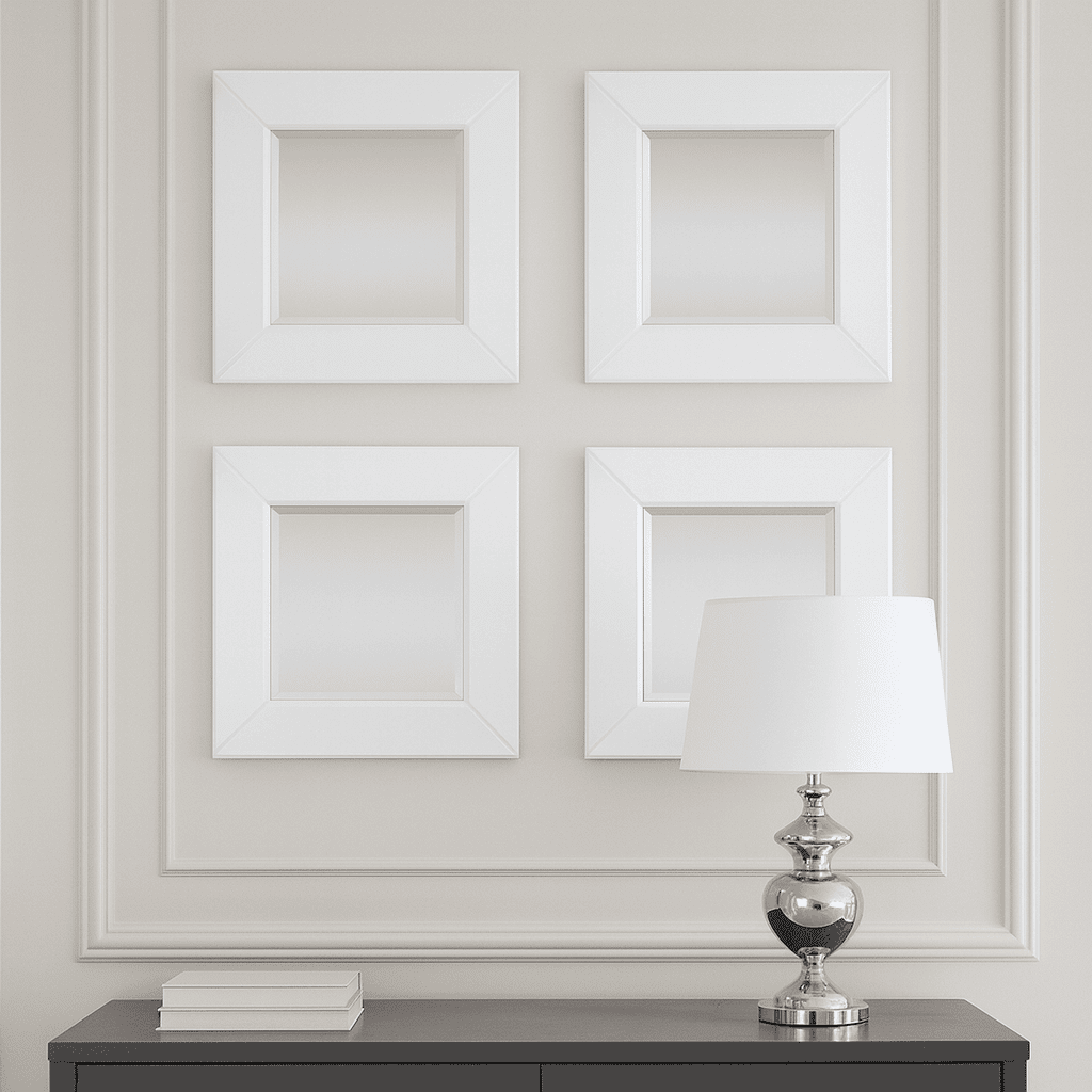 Настенное зеркало в раме с фацетом Бланш Настенное зеркало в раме с фацетом Бланш