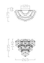 Настенный светильник (бра) Freya FR1004WL-02CH — изображение 3