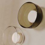 Настенный светильник Ipon золотой металл, прозрачный плафон — изображение 3