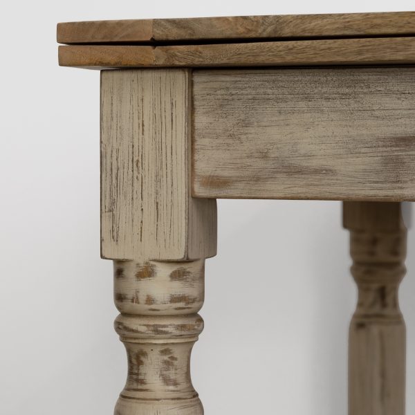 Обеденный стол из массива, САНАТ Патина Раскладной — изображение 5