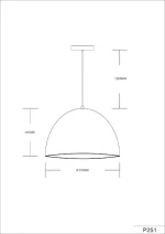 Подвесной светильник Arte Lamp CENTO A7082SP-1BJ — изображение 5