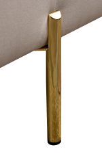 Пуф Mario вельвет св.бежевый Velv ECRU 42*42*44см — изображение 4