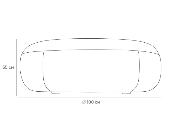 Пуф Sweet 1000 бежевый — изображение 5