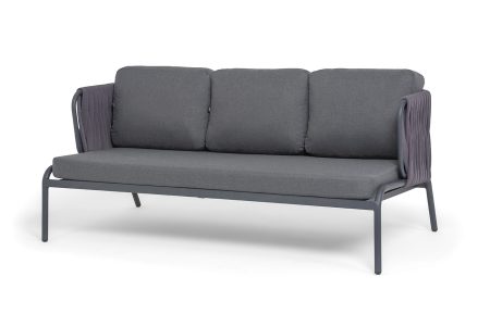 "Ронда" диван 3-местный плетеный из роупа