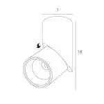 Спот Arte Lamp MEISU A7717PL-1BK — изображение 5