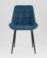 Стул Флекс Original велюр синий 4 шт. — изображение 3