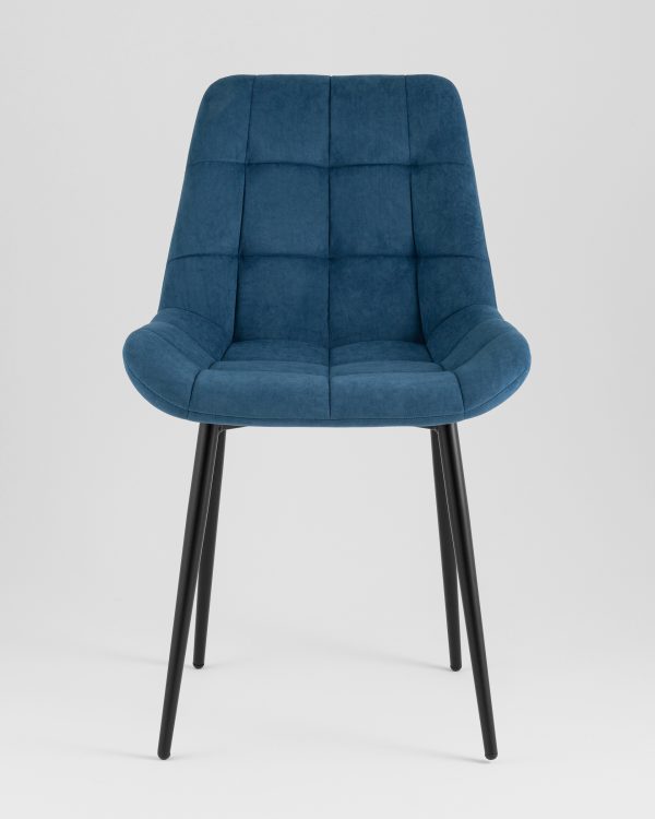 Стул Флекс Original велюр синий 4 шт. — изображение 3
