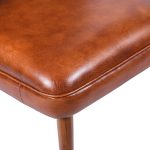 Стул кожаный на деревянных ножках, ДИРА — изображение 5