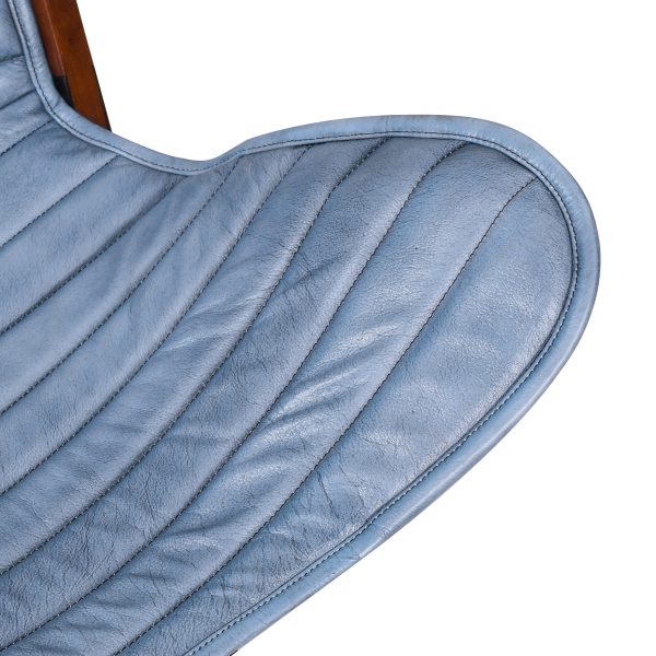 Стул кожаный складной на деревянном основании, ГОА Океан — изображение 5