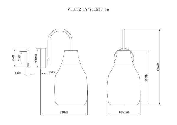 Светильник настенный Moderli V11832-1W Adalina — изображение 3