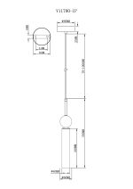 Светильник подвесной Moderli V11790-1P Illis — изображение 3