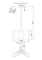 Светильник подвесной Moderli V11812-3P Metalicana — изображение 3