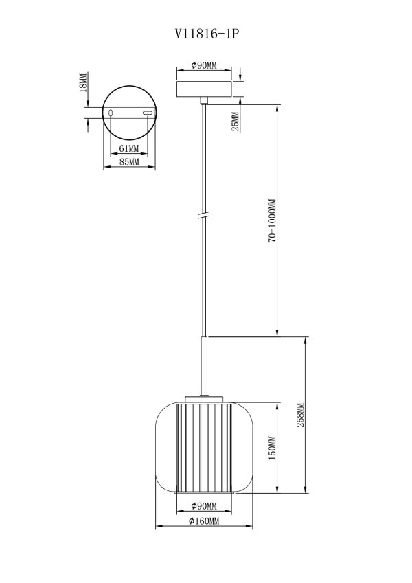 Светильник подвесной Moderli V11816-1P Ember — изображение 3