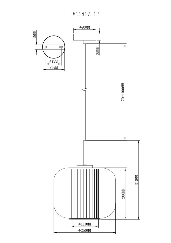 Светильник подвесной Moderli V11817-1P Ember — изображение 3