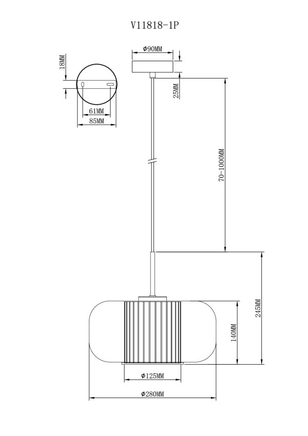 Светильник подвесной Moderli V11818-1P Ember — изображение 3