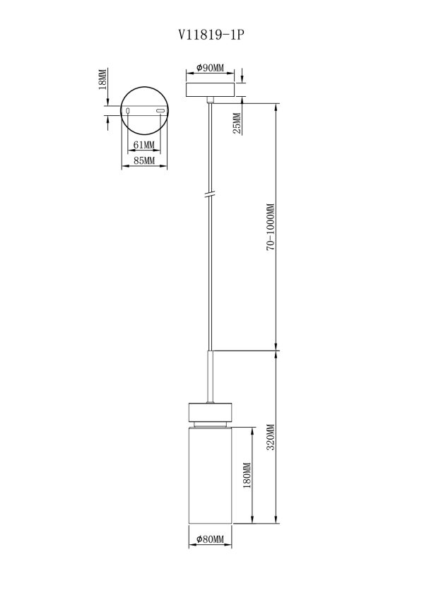Светильник подвесной Moderli V11819-1P Almero — изображение 3