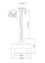Светильник подвесной Moderli V11830-1P Takoma — изображение 3