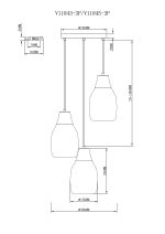 Светильник подвесной Moderli V11843-3P Adalina — изображение 3