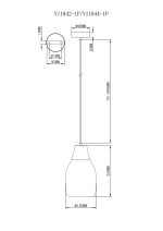 Светильник подвесной Moderli V11844-1P Adalina — изображение 3