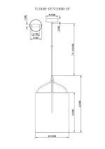 Светильник подвесной Moderli V11856-1P Inari — изображение 3