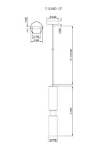 Светильник подвесной Moderli V11860-1P Telma — изображение 3