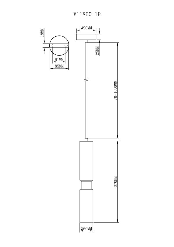 Светильник подвесной Moderli V11860-1P Telma — изображение 3