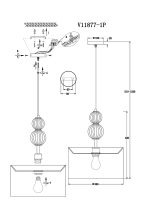 Светильник подвесной Moderli V11877-1P Brumi — изображение 3