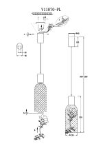 Светильник подвесной светодиодный Moderli V11870-PL Ophelia — изображение 3