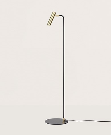 Торшер Maru черный - латунь Торшер Maru черный - латунь