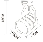 Трековый светильник Arte Lamp CINTO A2707PL-1WH — изображение 3