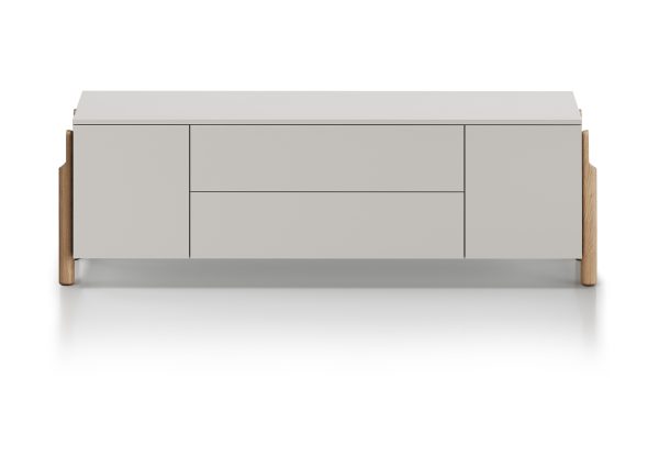 Тумба Basic 2 двери 2 ящика ширина 170 см (дымка) — изображение 2