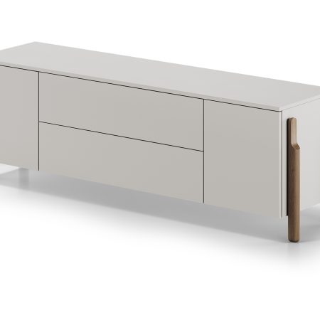 Тумба Basic 2 двери 2 ящика ширина 170 см (дымка)