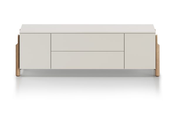 Тумба Basic 2 двери 2 ящика ширина 170 см (молочный) — изображение 2