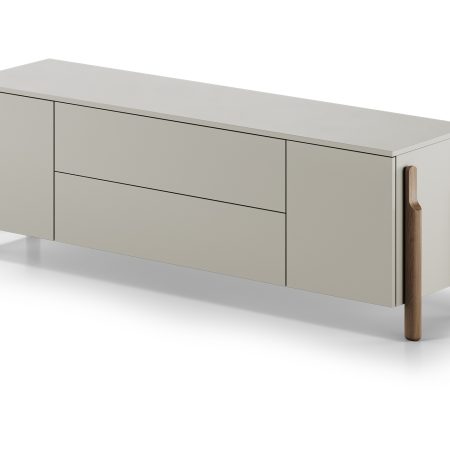 Тумба Basic 2 двери 2 ящика ширина 170 см (серо-бежевый)