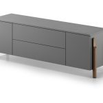 Тумба Basic 2 двери 2 ящика ширина 170 см (серый)