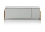 Тумба Basic 2 двери 2 ящика ширина 170 см (светло-серый) — изображение 2